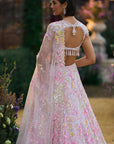 Powder Pink Sequin Lehenga Set