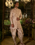 Rosé Champagne Sherwani Set
