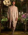 Rosé Champagne Sherwani Set