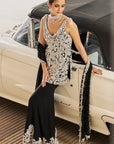 Black Pearl Sharara Set Full