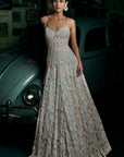 Powder Blue Pearl Gown - Ready to Ship