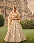 Ivory Gold Lehenga Set