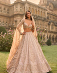 Rose Gold Lehenga Set