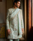 Sage Green Sherwani Set