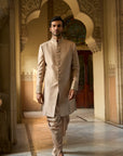 Coffee Gold Sherwani Set