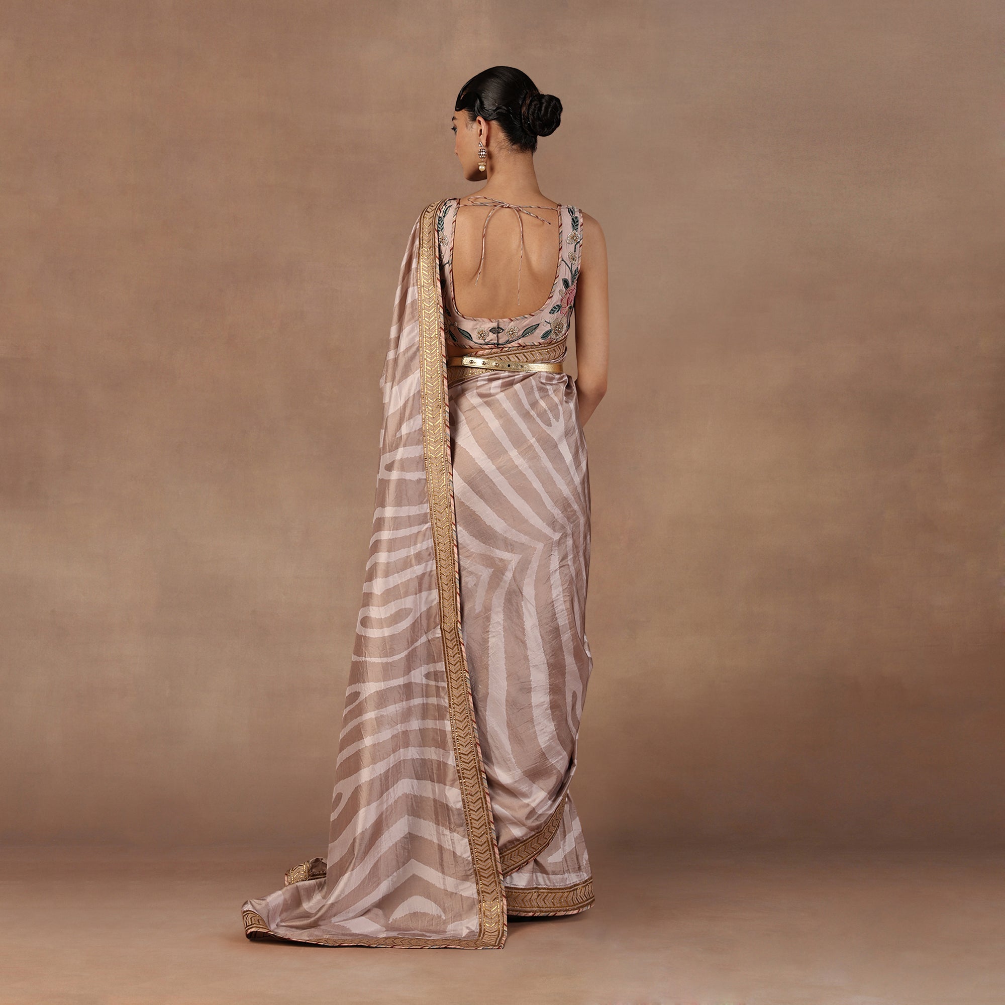 Soft Pink Saree Set