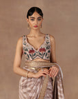 Soft Pink Saree Set