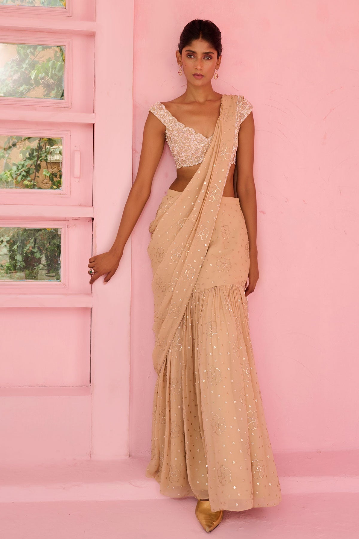 Suhana Pre-Drape Saree