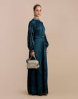 Teal Blue Kaftan