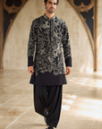 Black & Silver Kurta Set