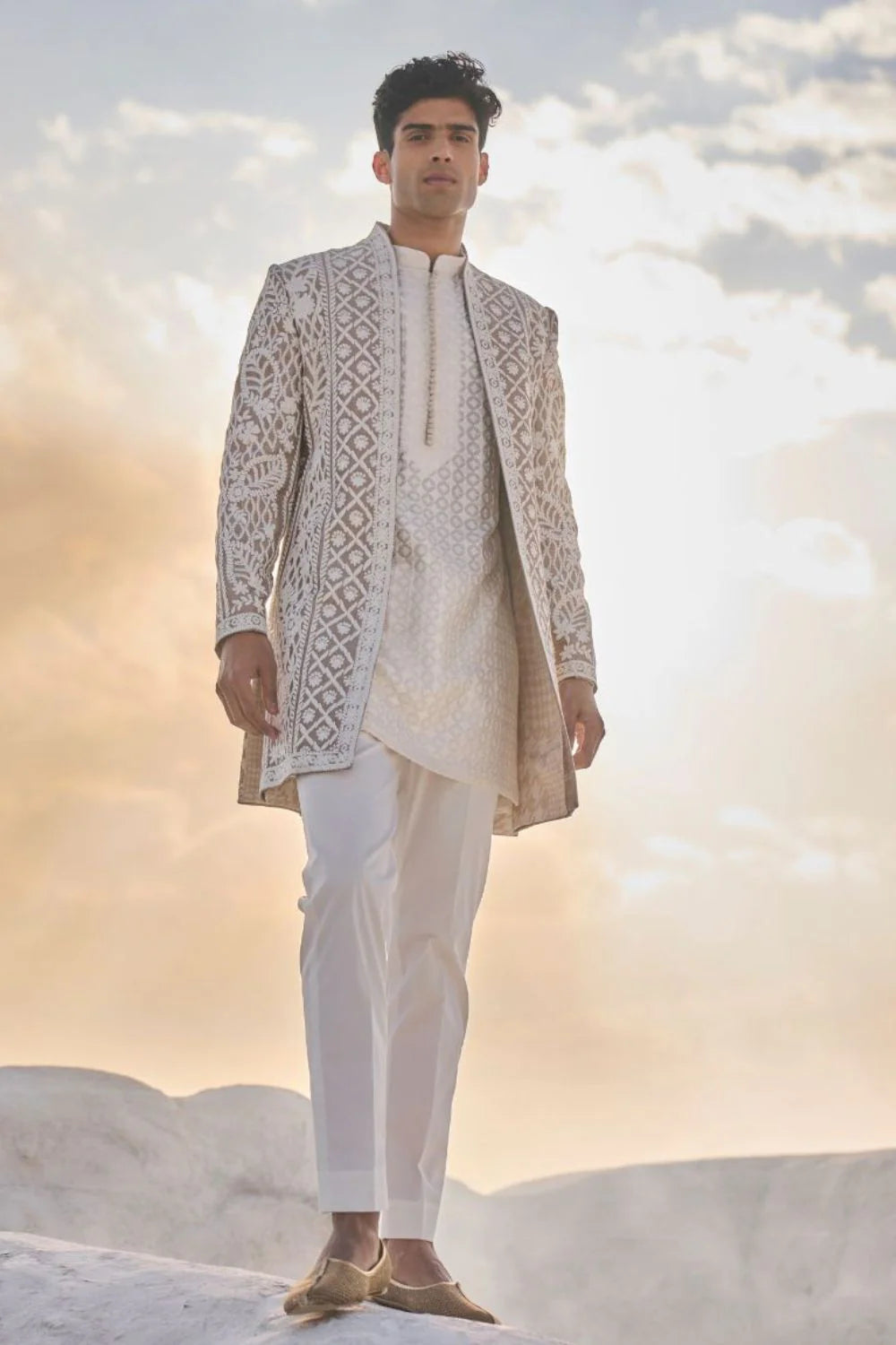 Front open Sherwani full