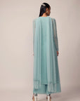 Powder Blue Pearl Drop Kurta Set