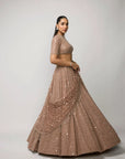Bronze Rosé Lehenga Set