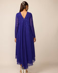 Cocktail Blue Dhoti Kurta Set