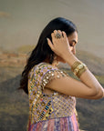Gulrangi Mirror Anarkali Set