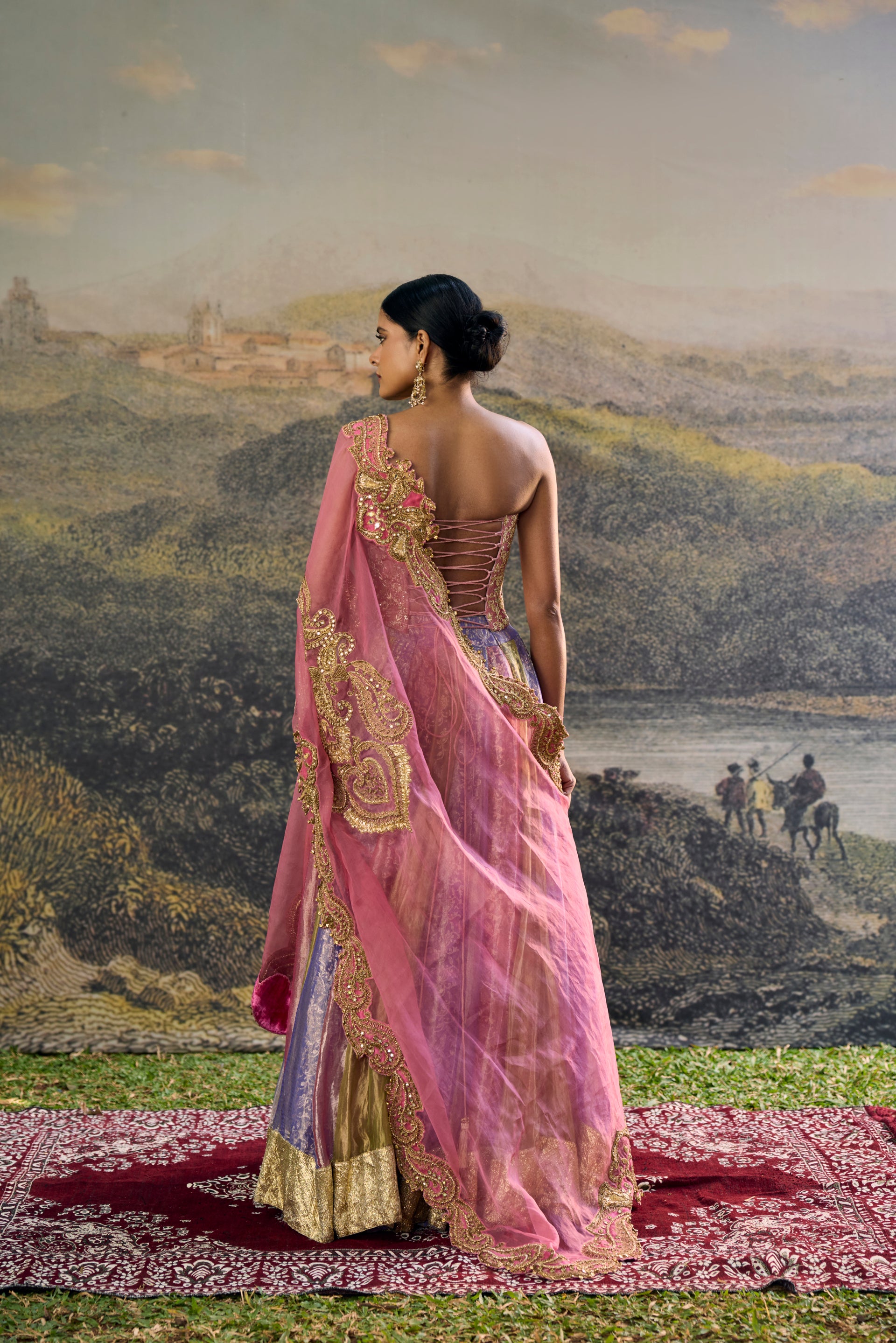 Rangoli Zari Lehenga Set