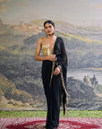 Shyama Mirror Pre-Draped Saree Set
