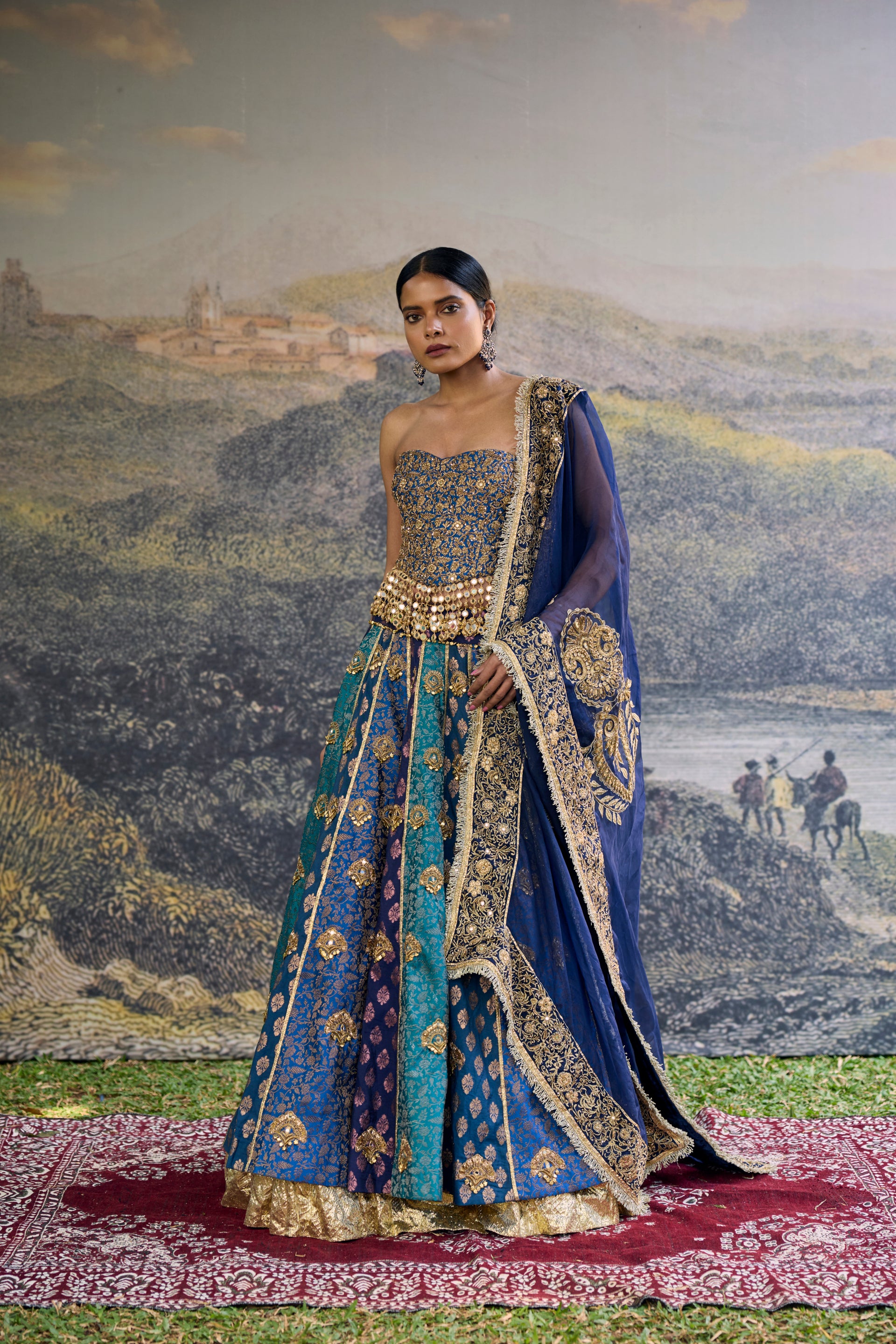 Neelratna Brocade Lehenga Set