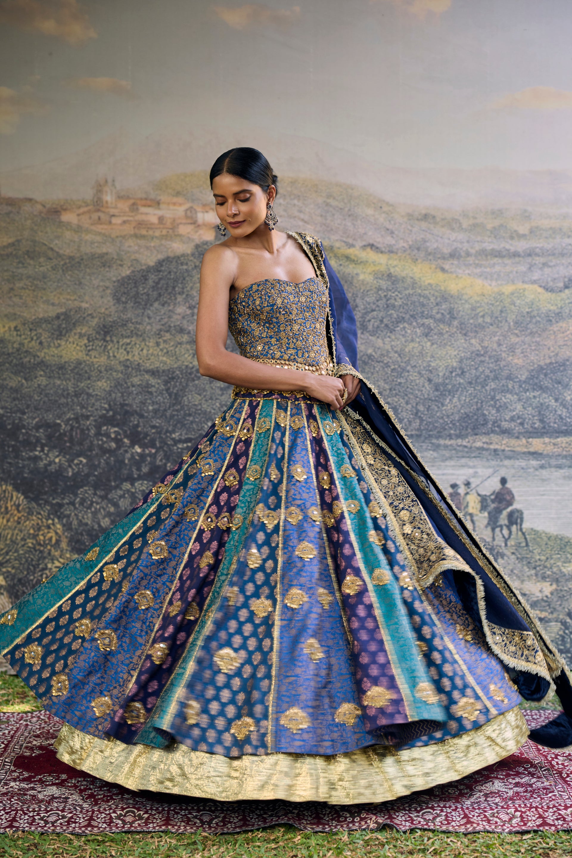 Neelratna Brocade Lehenga Set