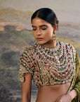 Zoya Jewel Organza Saree Set