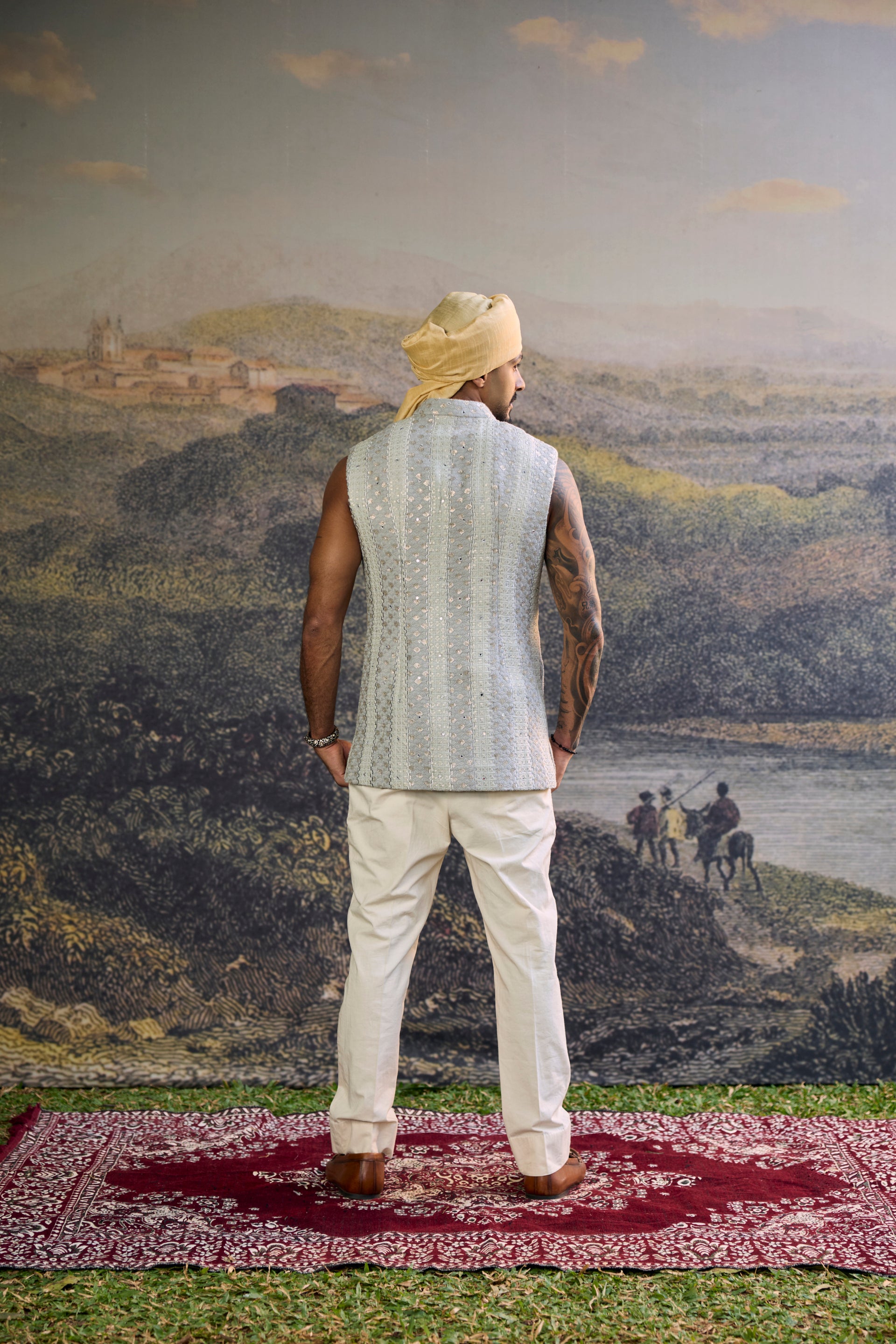 Zoravar Chikankari Bandi Set-A