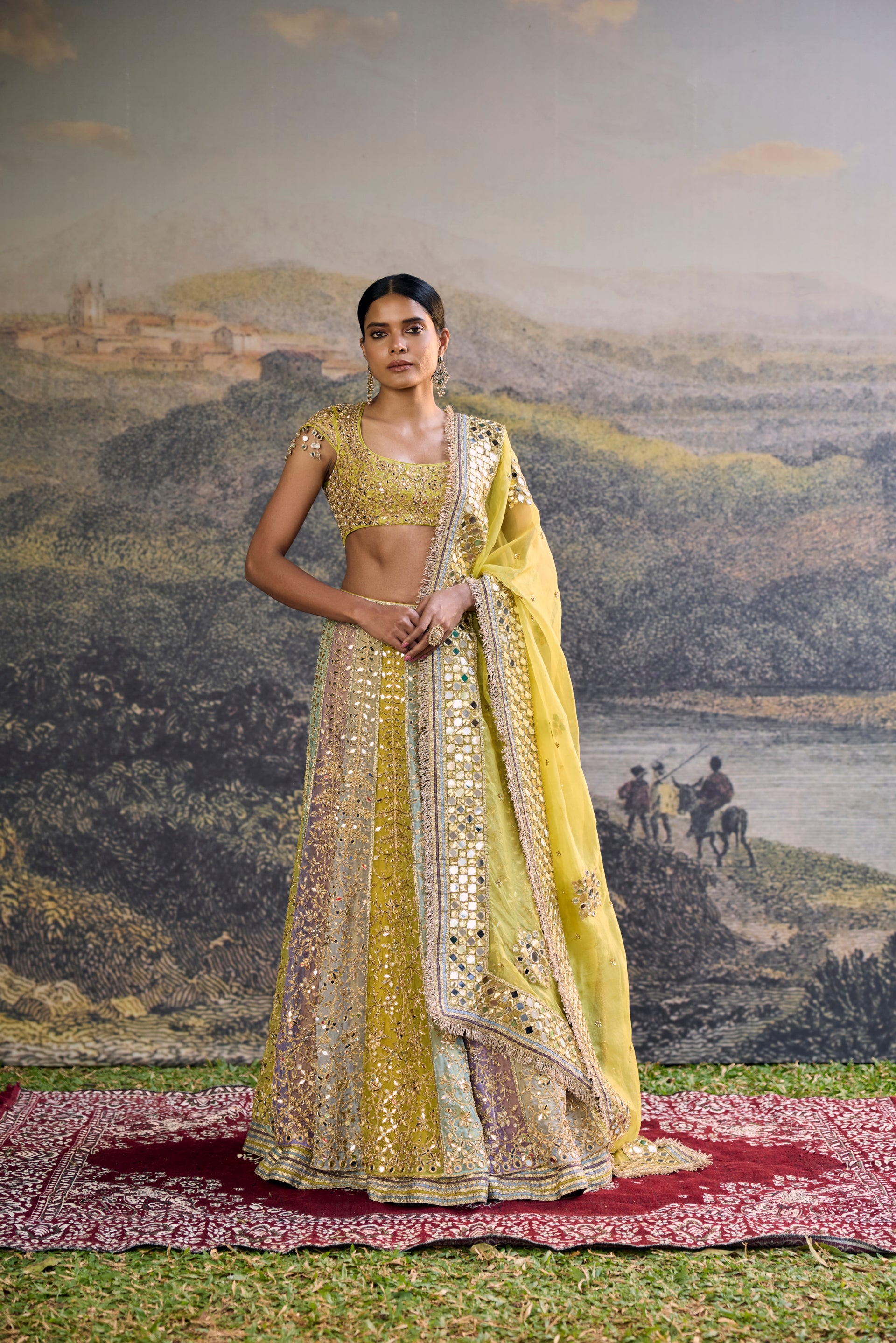 Rang Mahal Mirror Lehenga Set