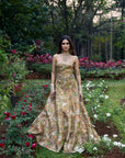 Gulnaar Gota Lehenga Set