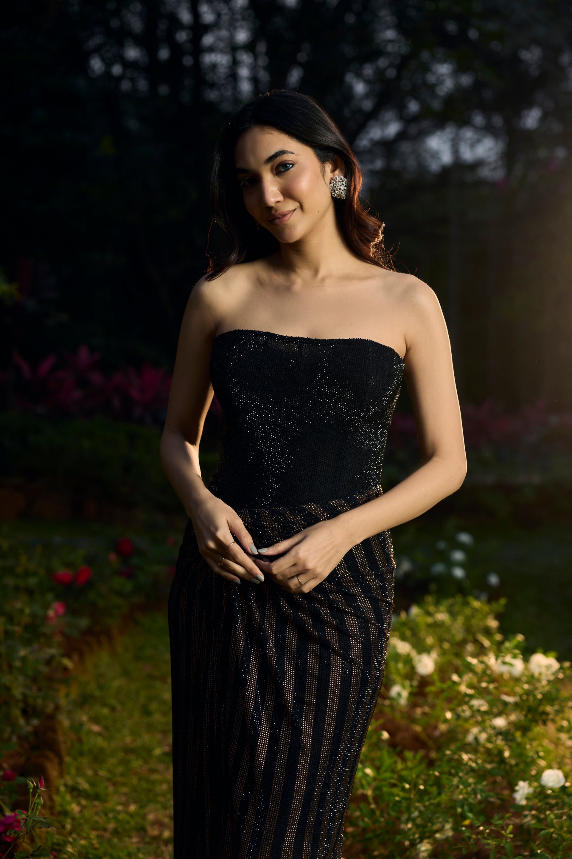 Shyamal Sona Crystal Gown