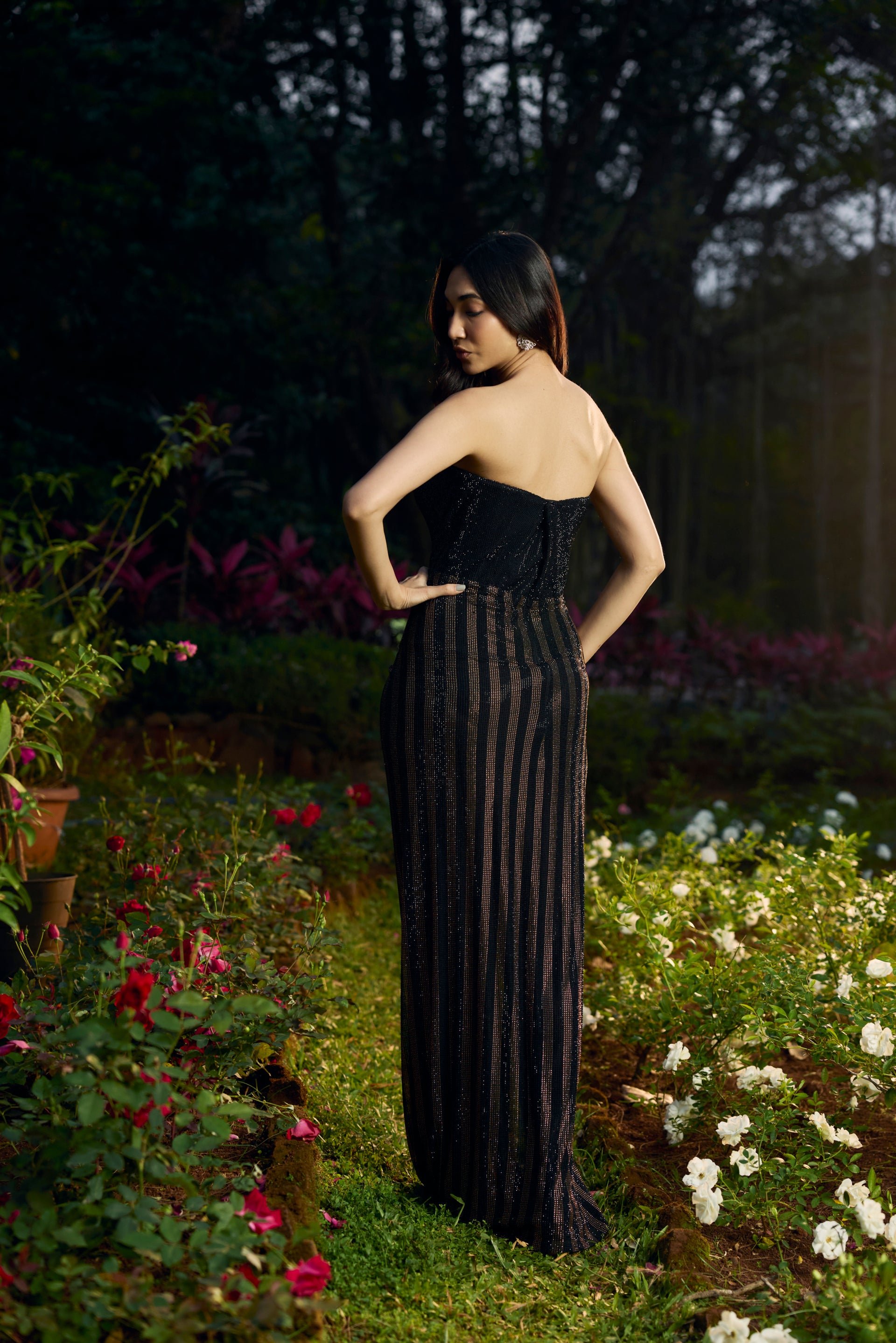 Shyamal Sona Crystal Gown