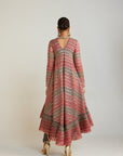 Charcoal Grey Asymmetrical Kurta Set