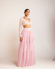 Powder Pink Sharara Set
