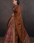 Vintage Maroon Skirt Set | Muraqqa