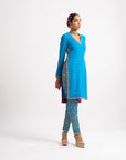 Firozi V Neck Multi Geo Pant Kurta Set