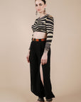 Zebra Print Short Top
