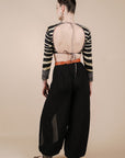 Zebra Print Short Top