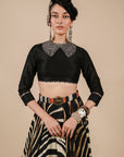 Zebra Print Skirt Set