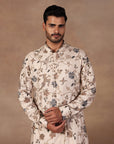 Almond Ivory Kurta Set | East