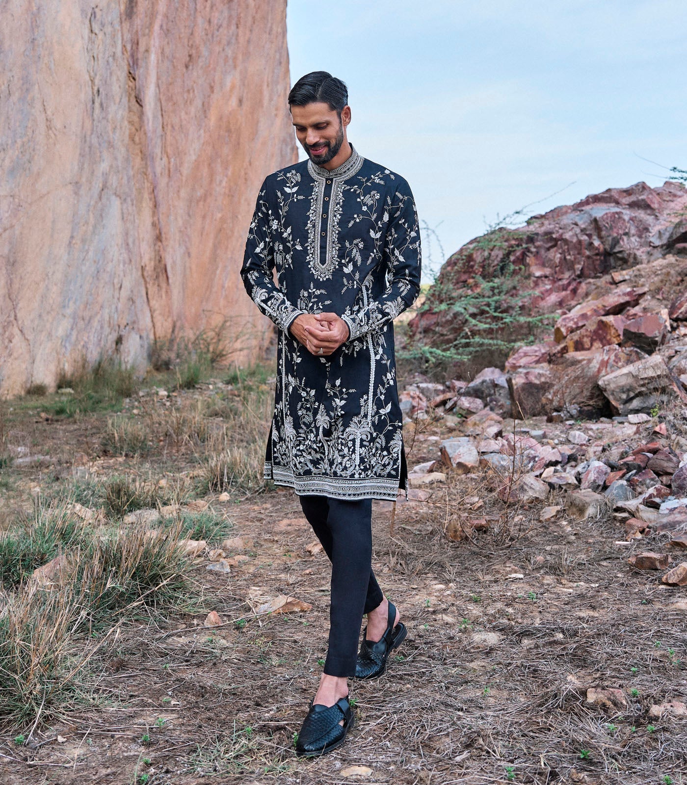 Black Kurta Set