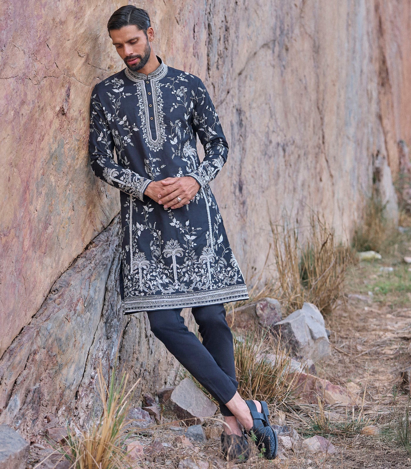 Black Kurta Set