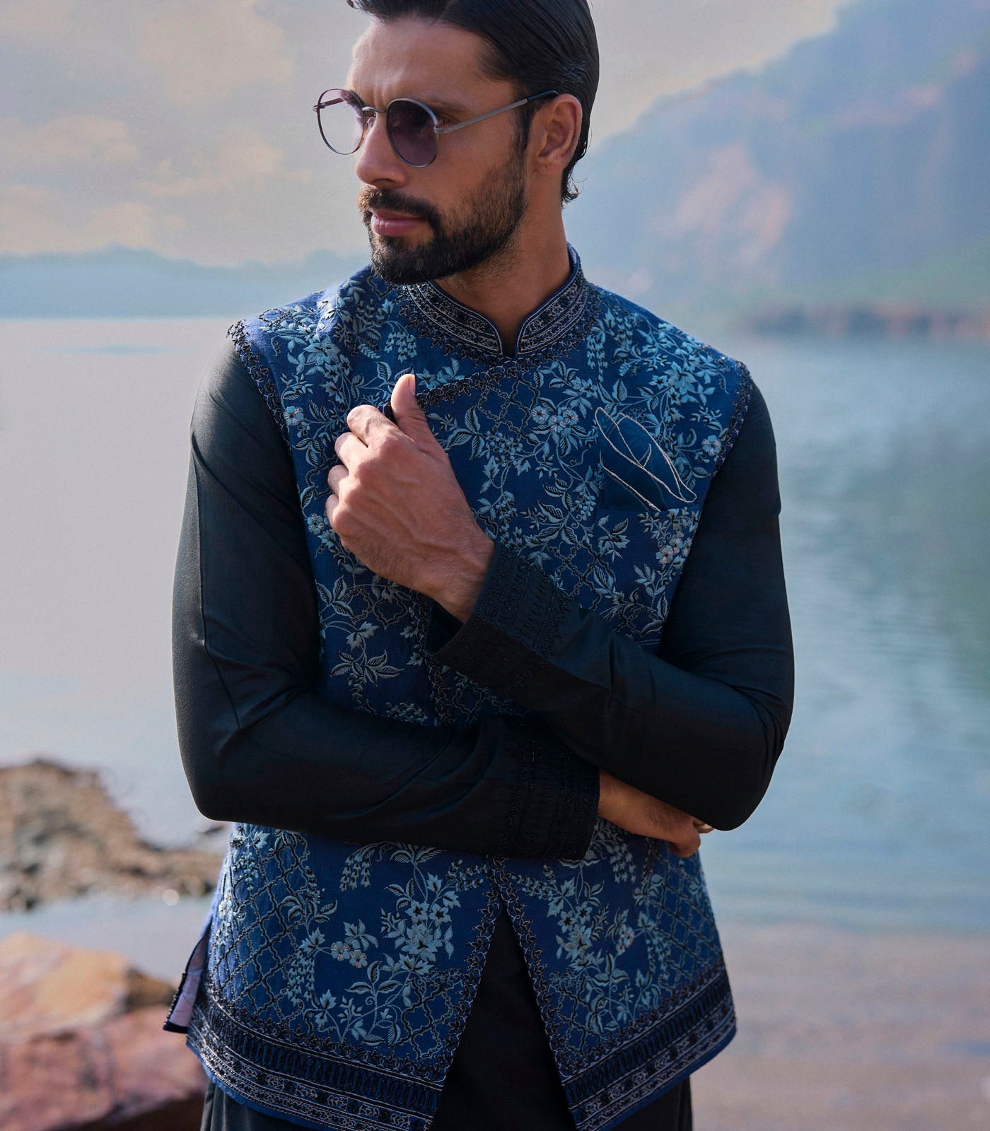 Midnight Blue Bandi Set