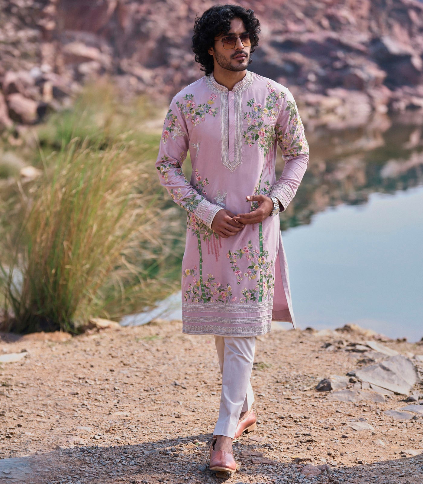 Lilac Royal Kurta Set