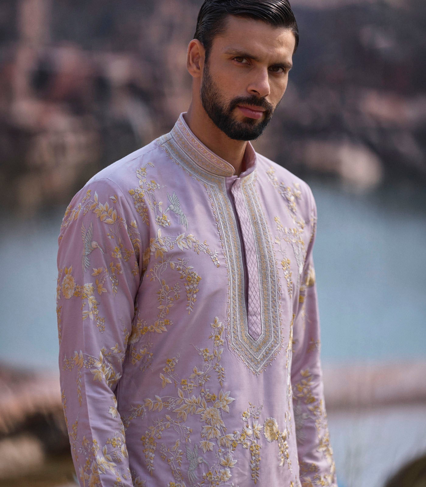 Lilac Kurta Set