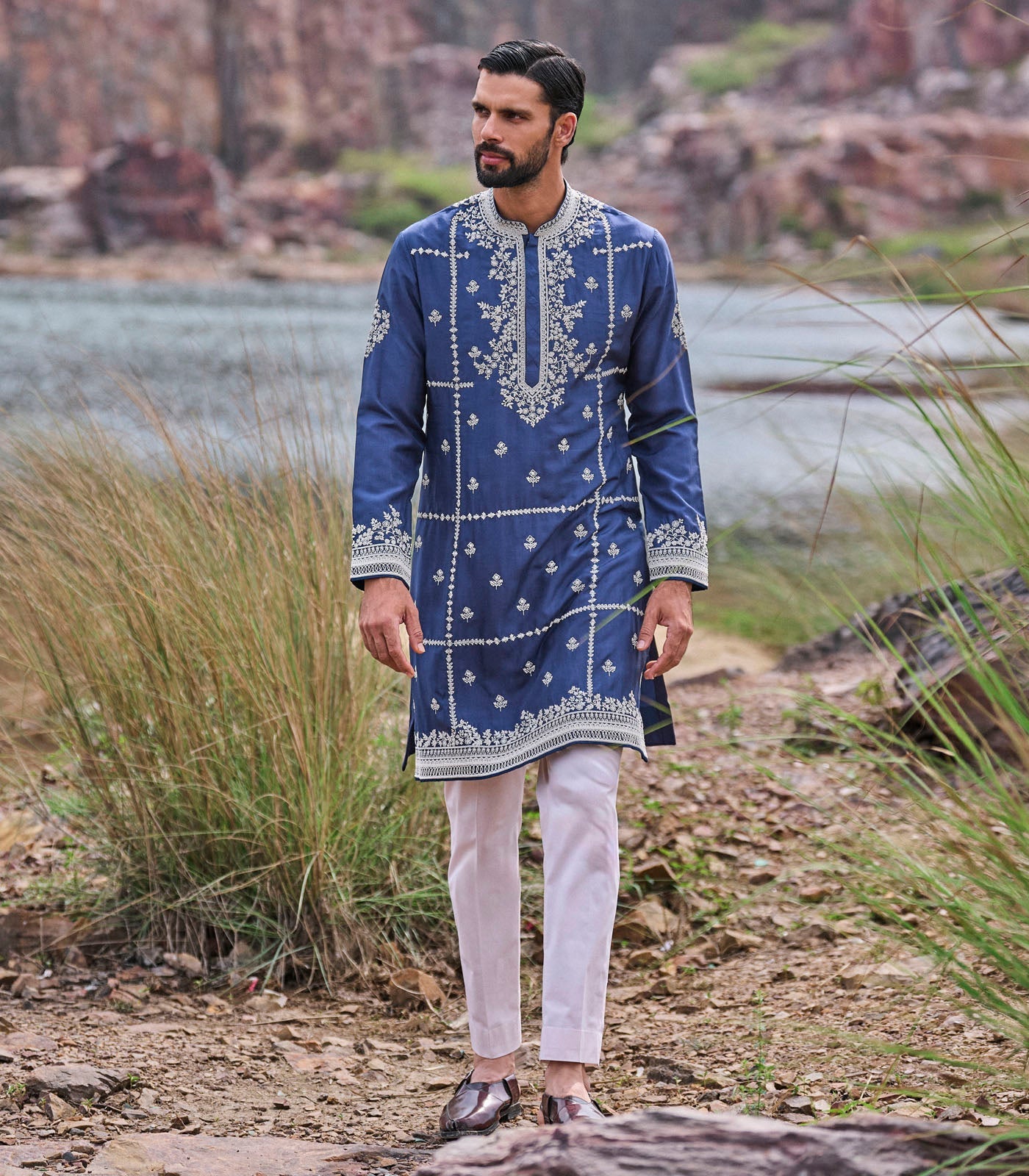 Midnight Blue Kurta Set