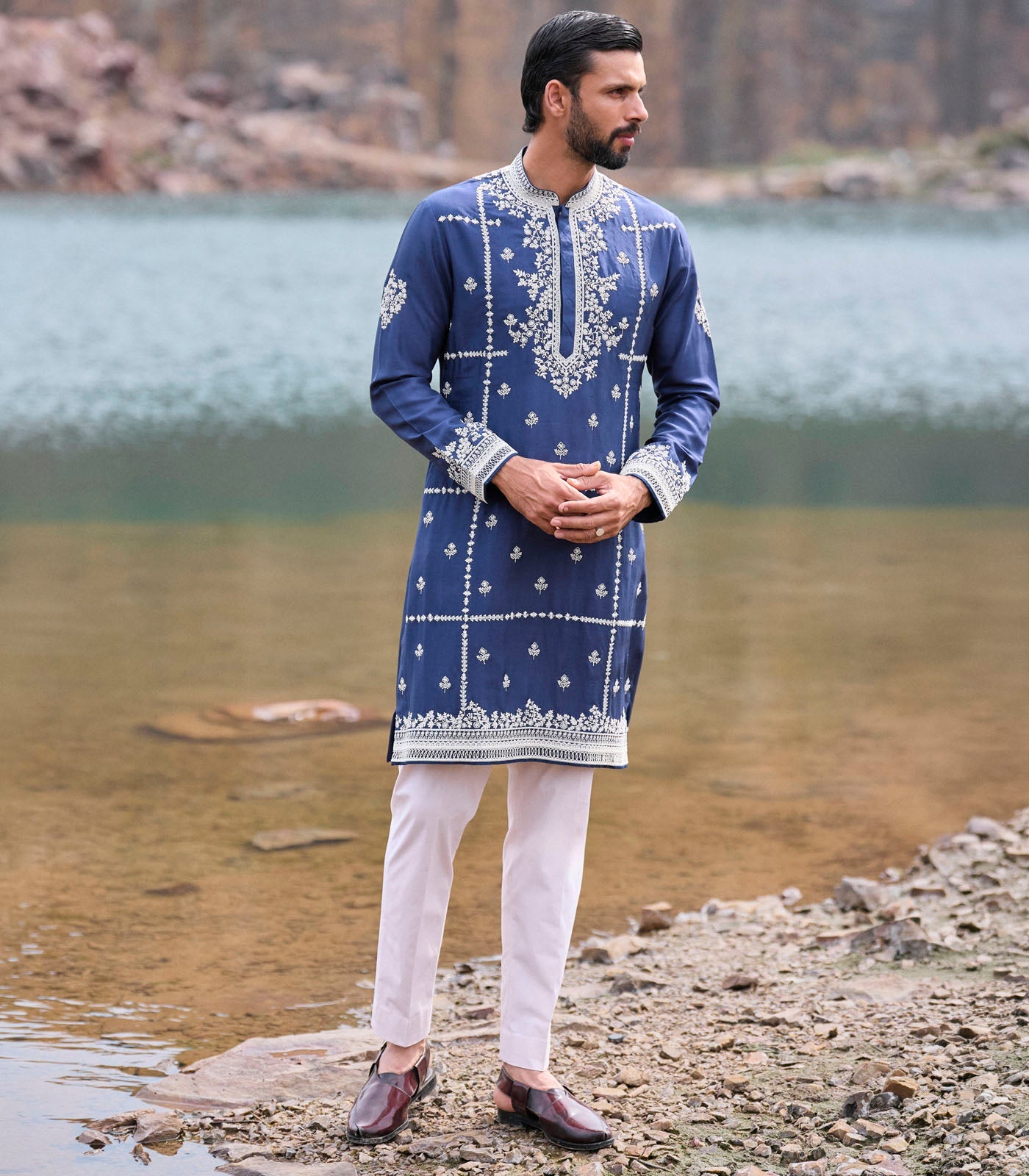 Midnight Blue Kurta Set
