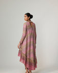 Mud Mauve Multicolor Dhoti Kurta Set