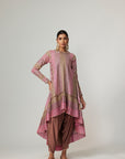 Mud Mauve Multicolor Dhoti Kurta Set