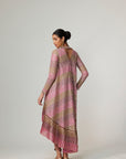 Mud Mauve Multicolor Dhoti Kurta With Dupatta Set