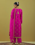 Fuschia Kurta With Palazzo Set