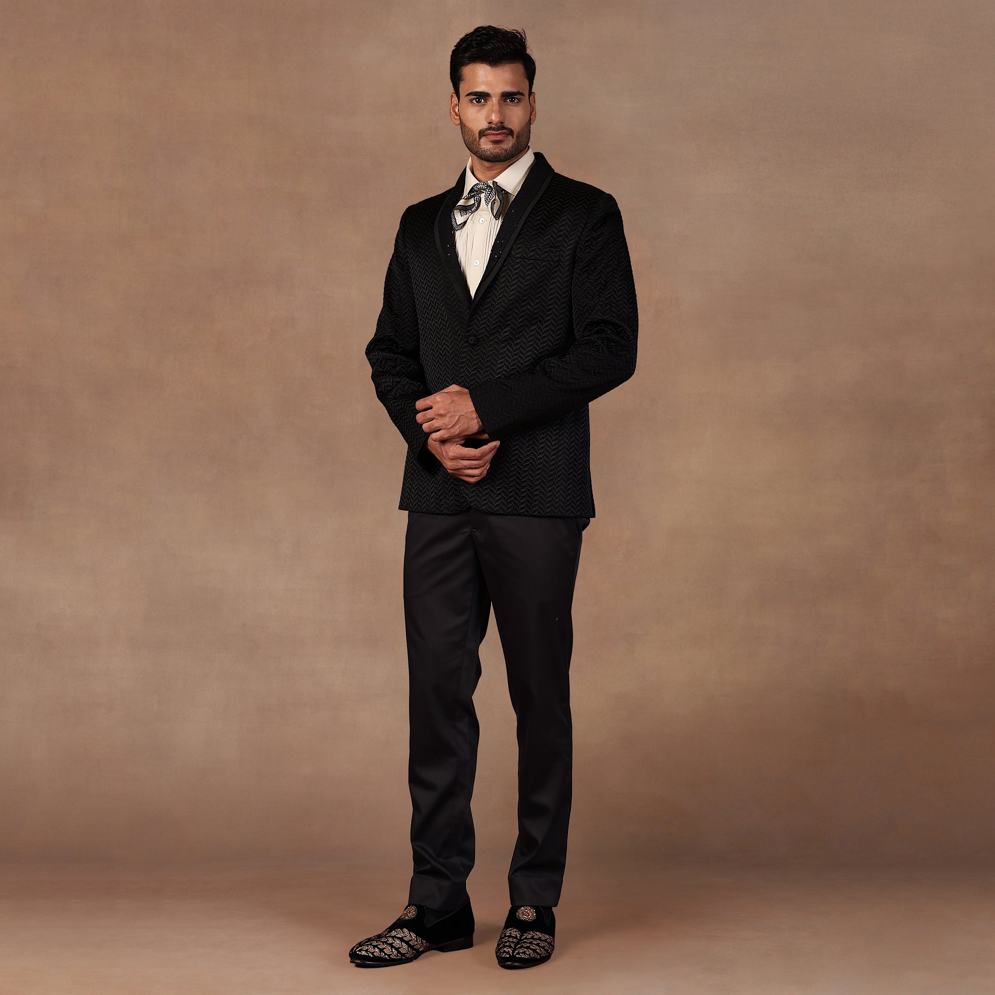 Black Chevron Tuxedo | East