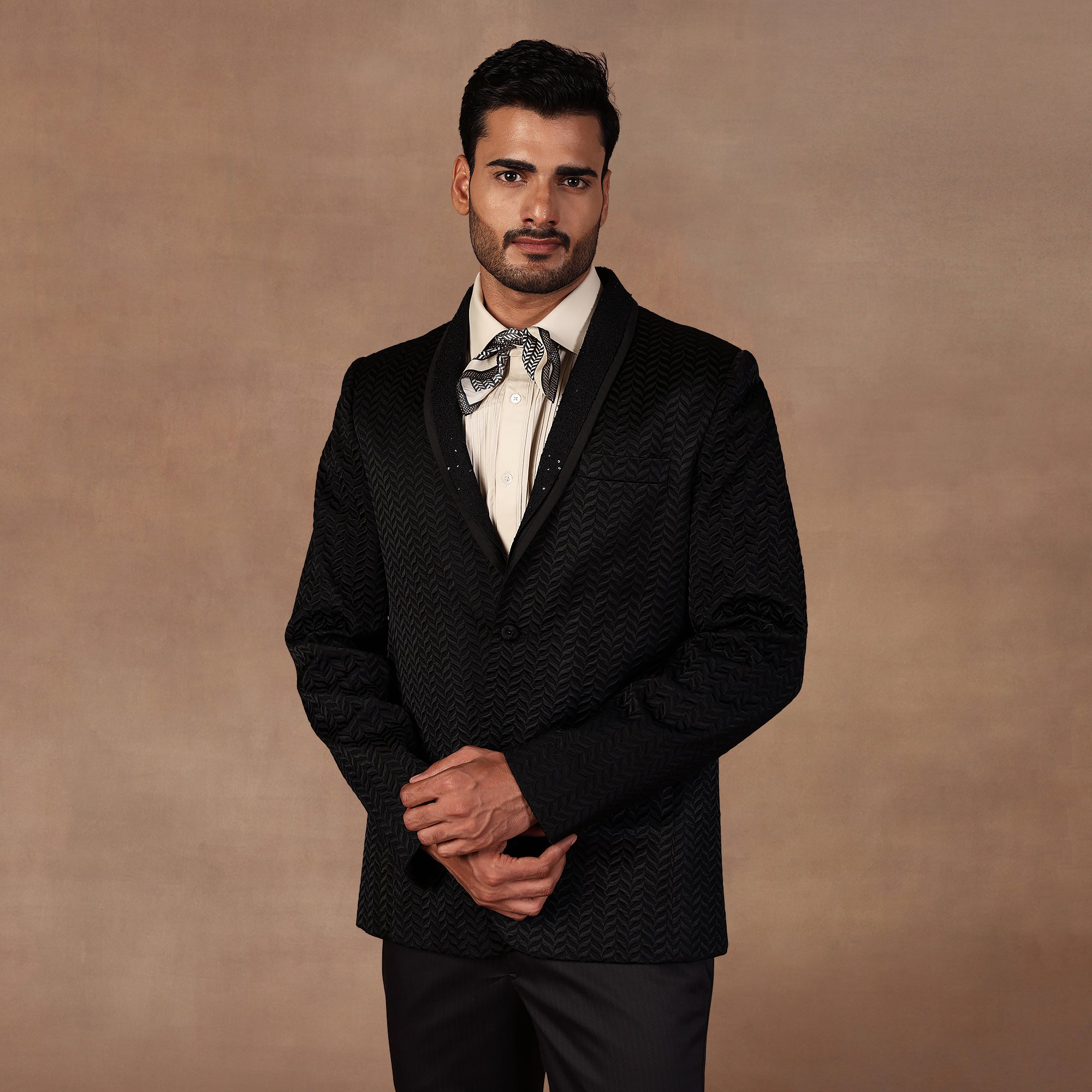 Black Chevron Tuxedo | East